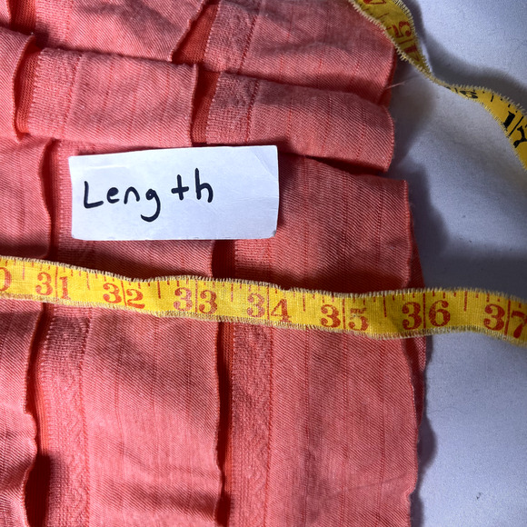 Moon River Womens Size Small Midi Dress Ruffle Crochet Flapper Tank Striped BOHO - Picture 8 of 12